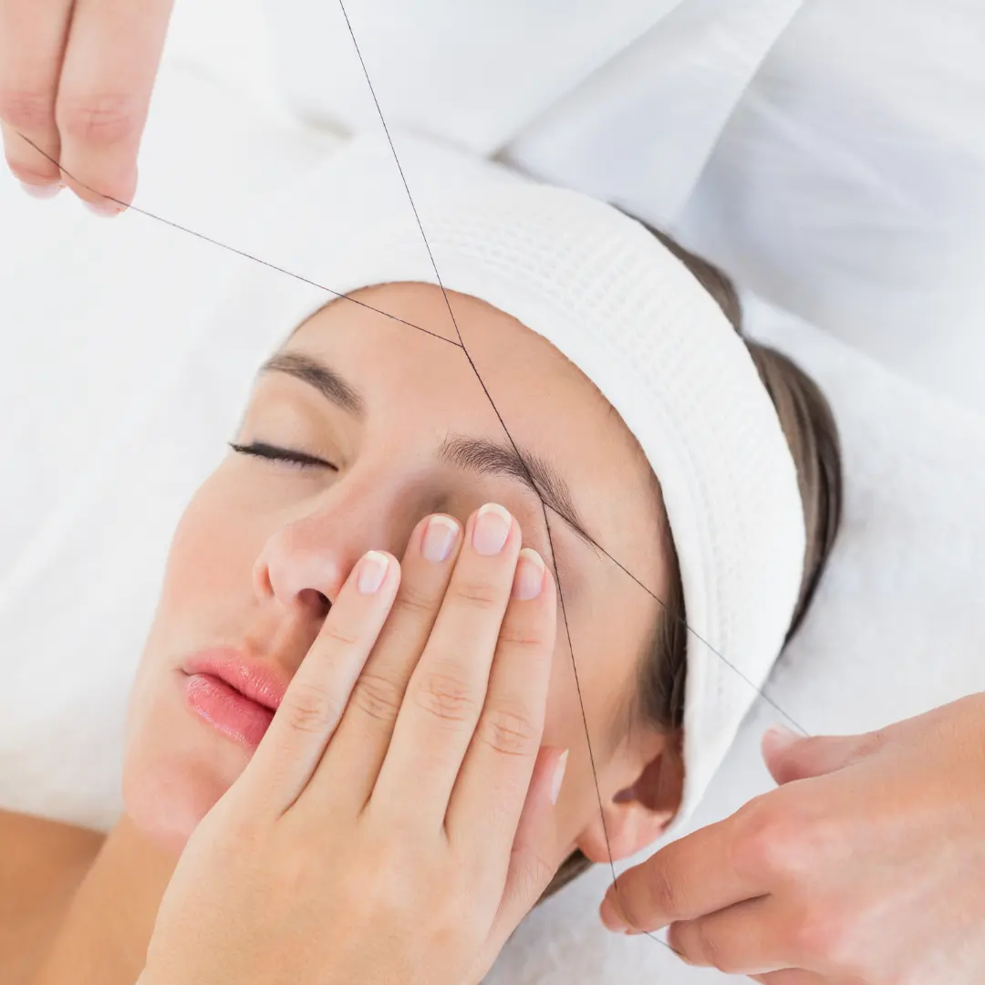 Full Face Threading With | Without Eyebrows - Image 1