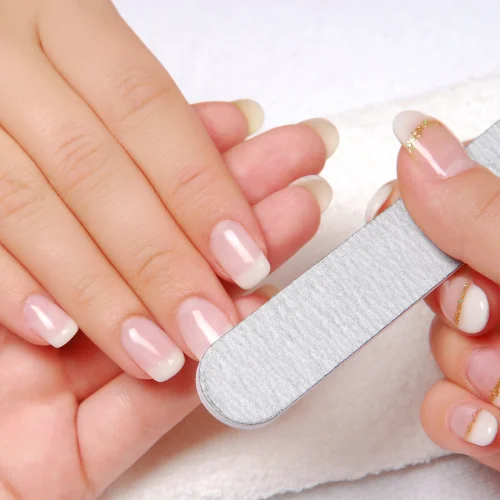 Ladies nail salon near me Dubai – quick cut and file service for neat, smooth nails at home